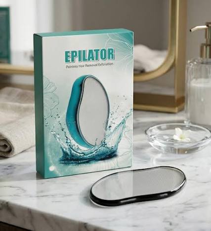 CrystalGlow depilador exfoliante + Crema Vitamina C de REGALO - Exfolia y suaviza tu piel.