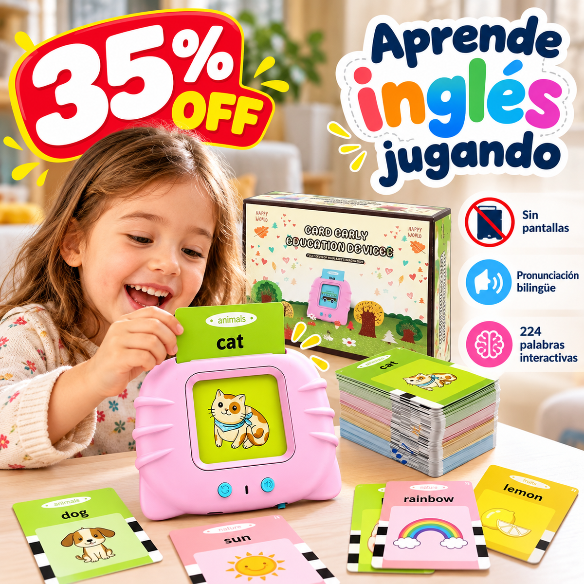 FlashyKids™ - Aprende inglés jugando.