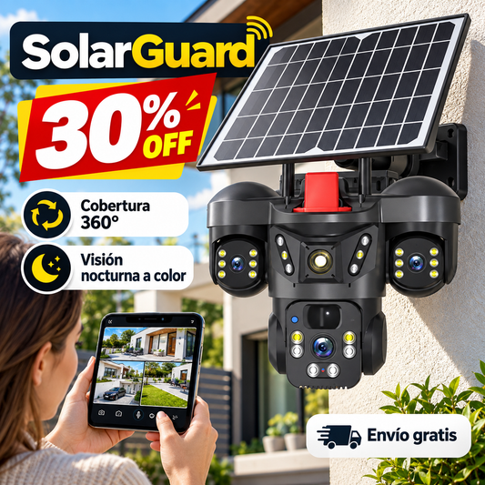 SolarGuard - Protege sin cables ni cuentas de luz