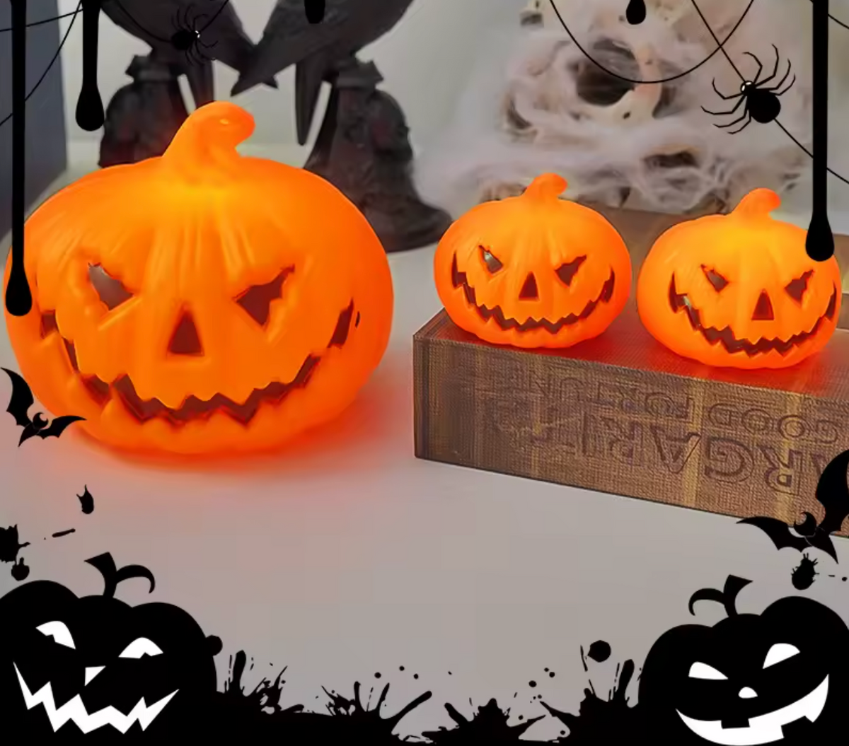 MiniCalabaza LED - Ilumina y decora Halloween