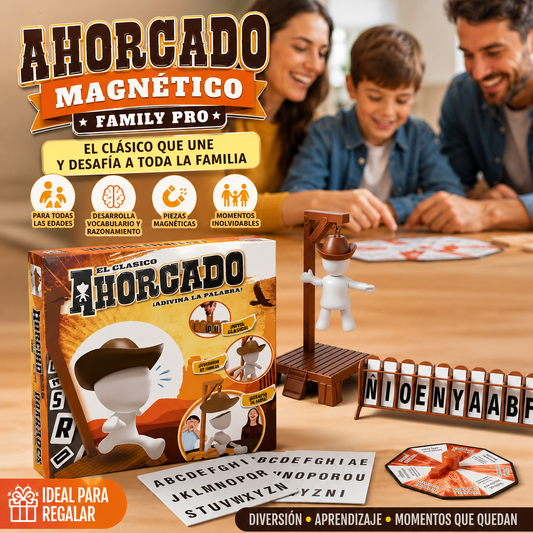 Ahorcado Magnético Family Pro ⭐ - Momentos inolvidables en familia.