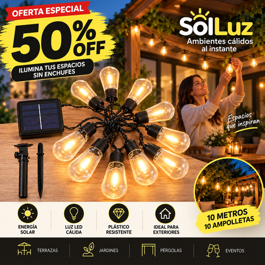 SolLuz - Ambientes cálidos al instante