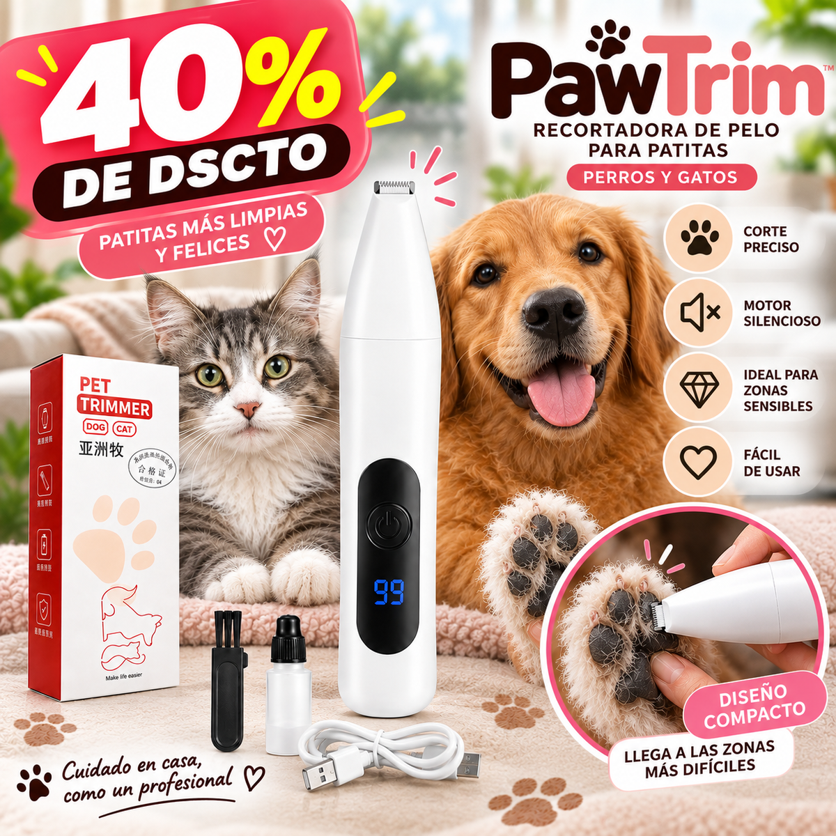 PawTrim - Patitas limpias y prolijas