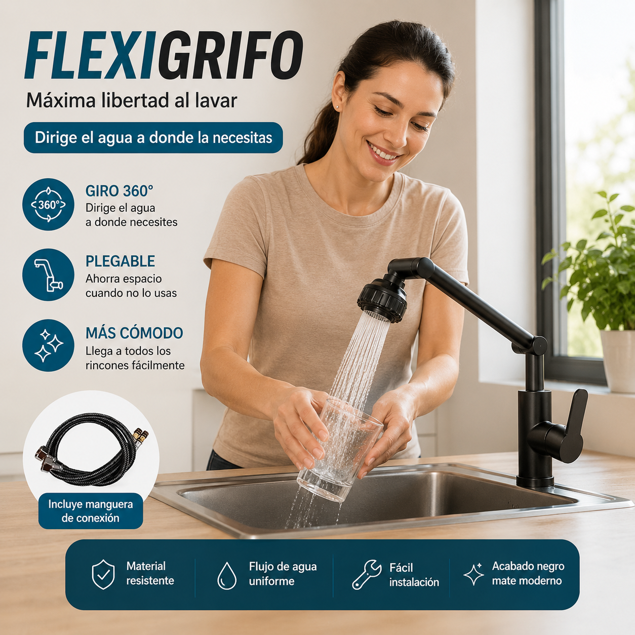 FlexiGrifo - Máxima libertad al lavar