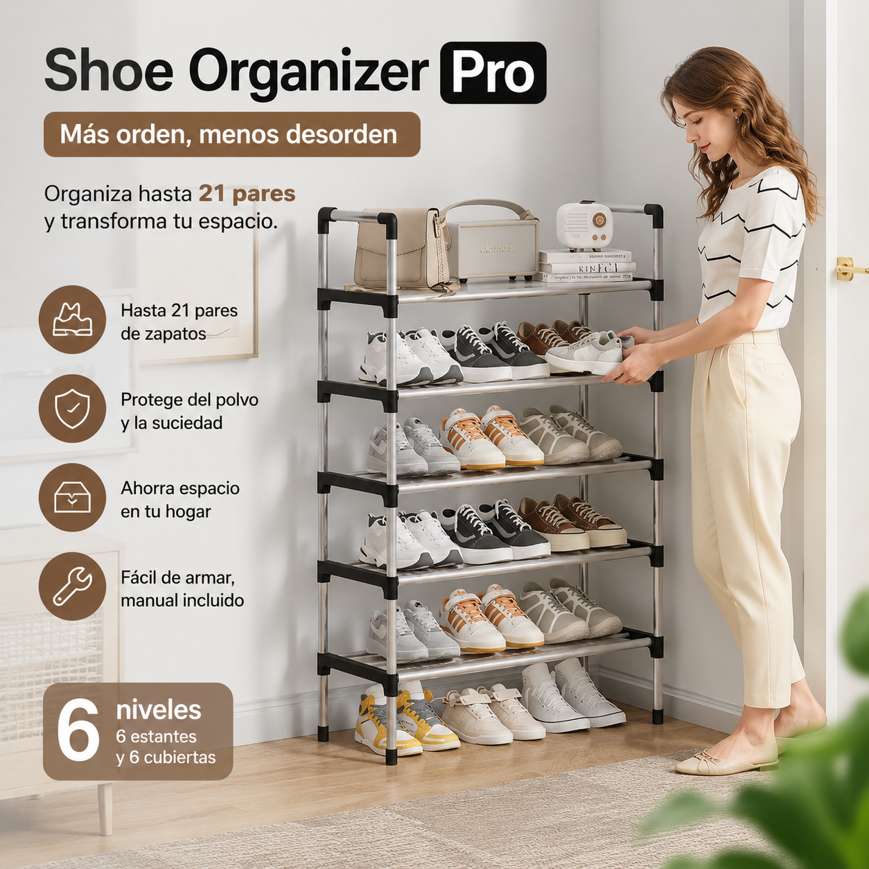 Shoe Organizer Pro ⭐ - Más orden, menos desorden.