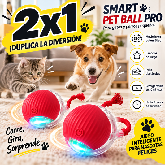 Smart Pet Ball Pro - Diversión automática por horas.