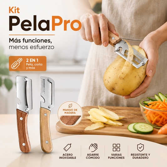 Kit PelaPro (2 cuchillos) — Más funciones, menos esfuerzo