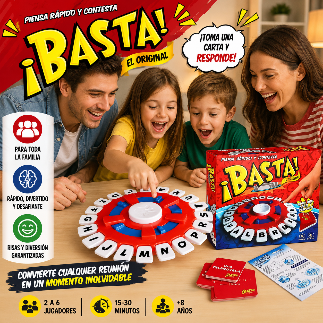 Juego De Mesa Basta - Diversión para toda la familia