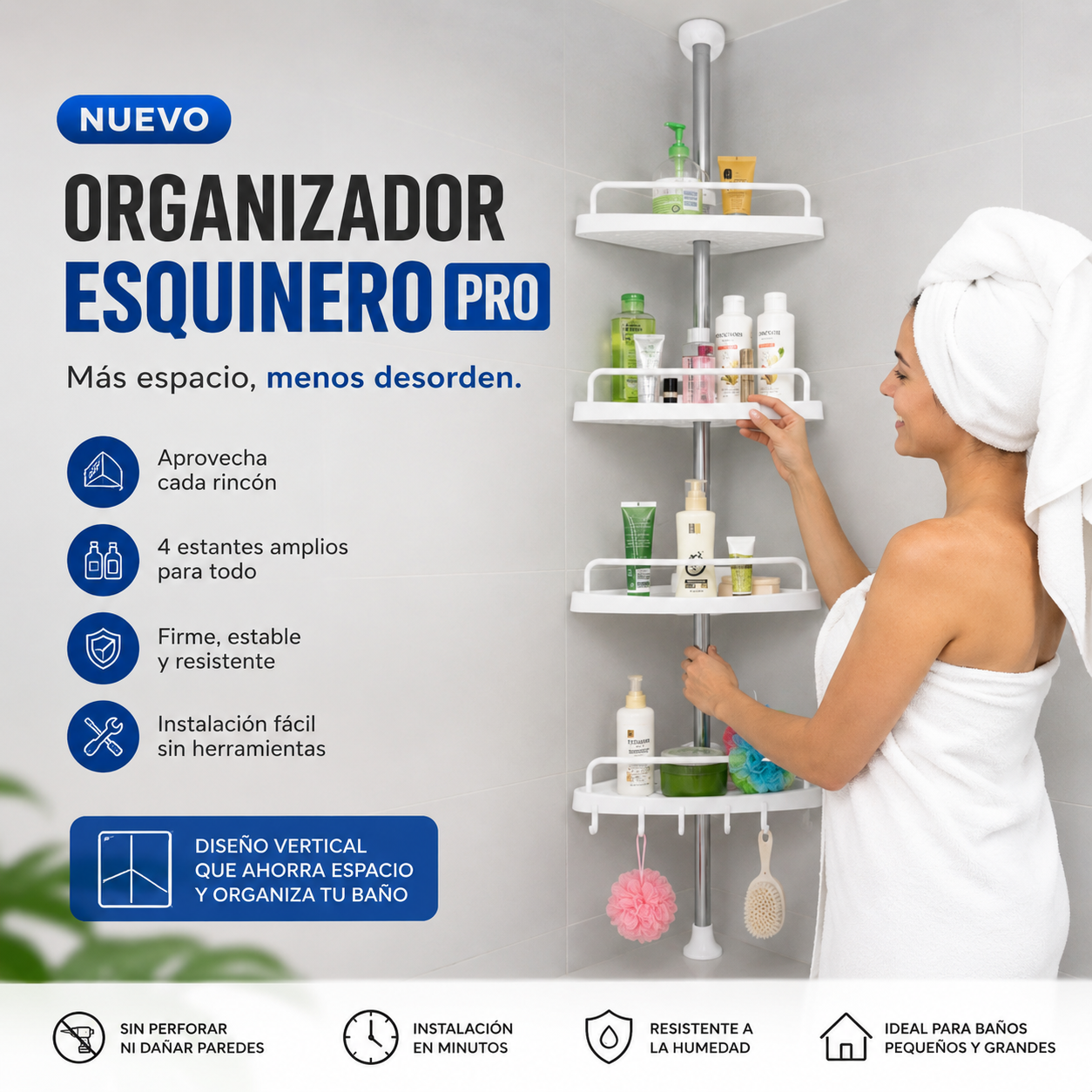 Organizador Esquinero Pro™ - Más espacio, menos desorden.
