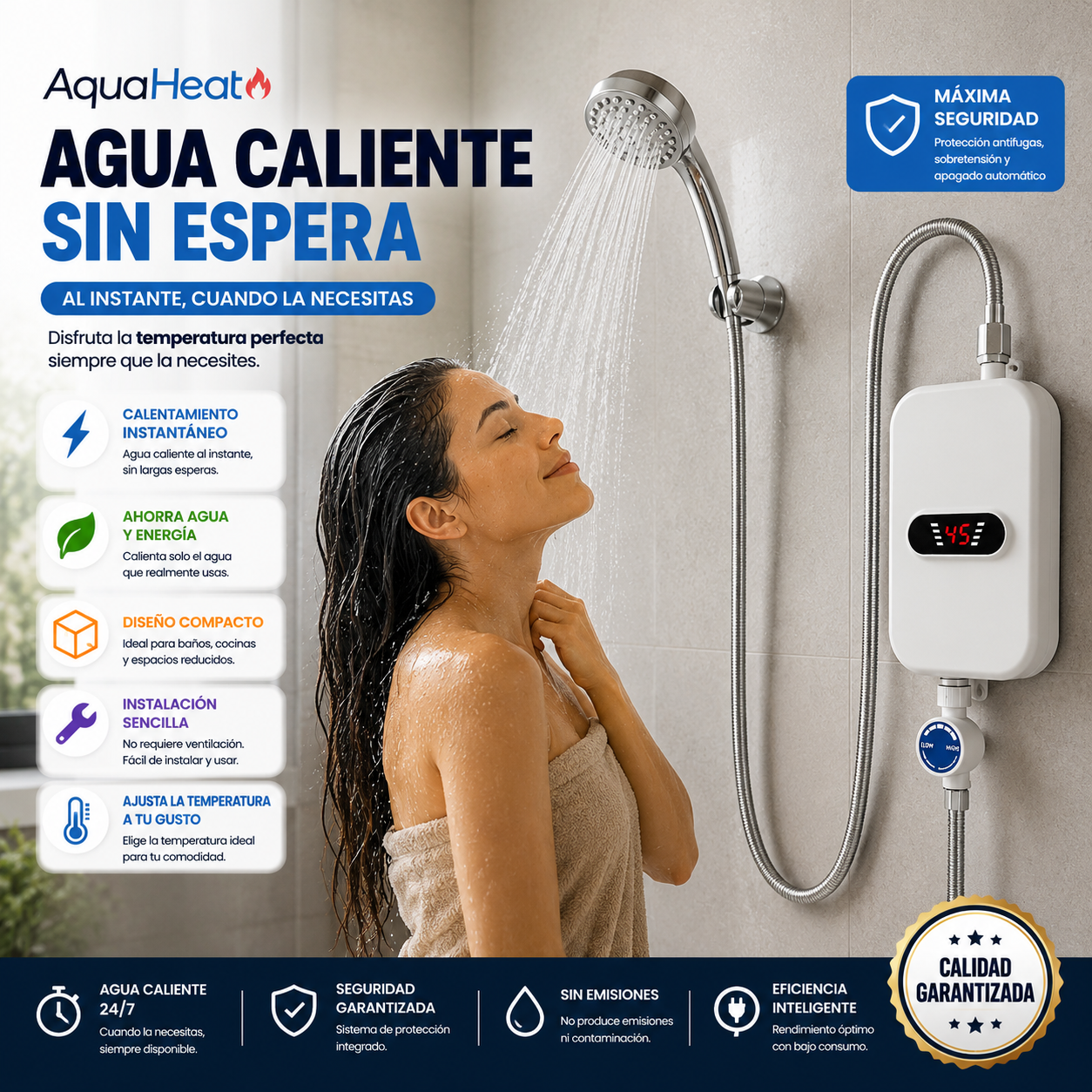 AquaHeat - Agua caliente sin espera