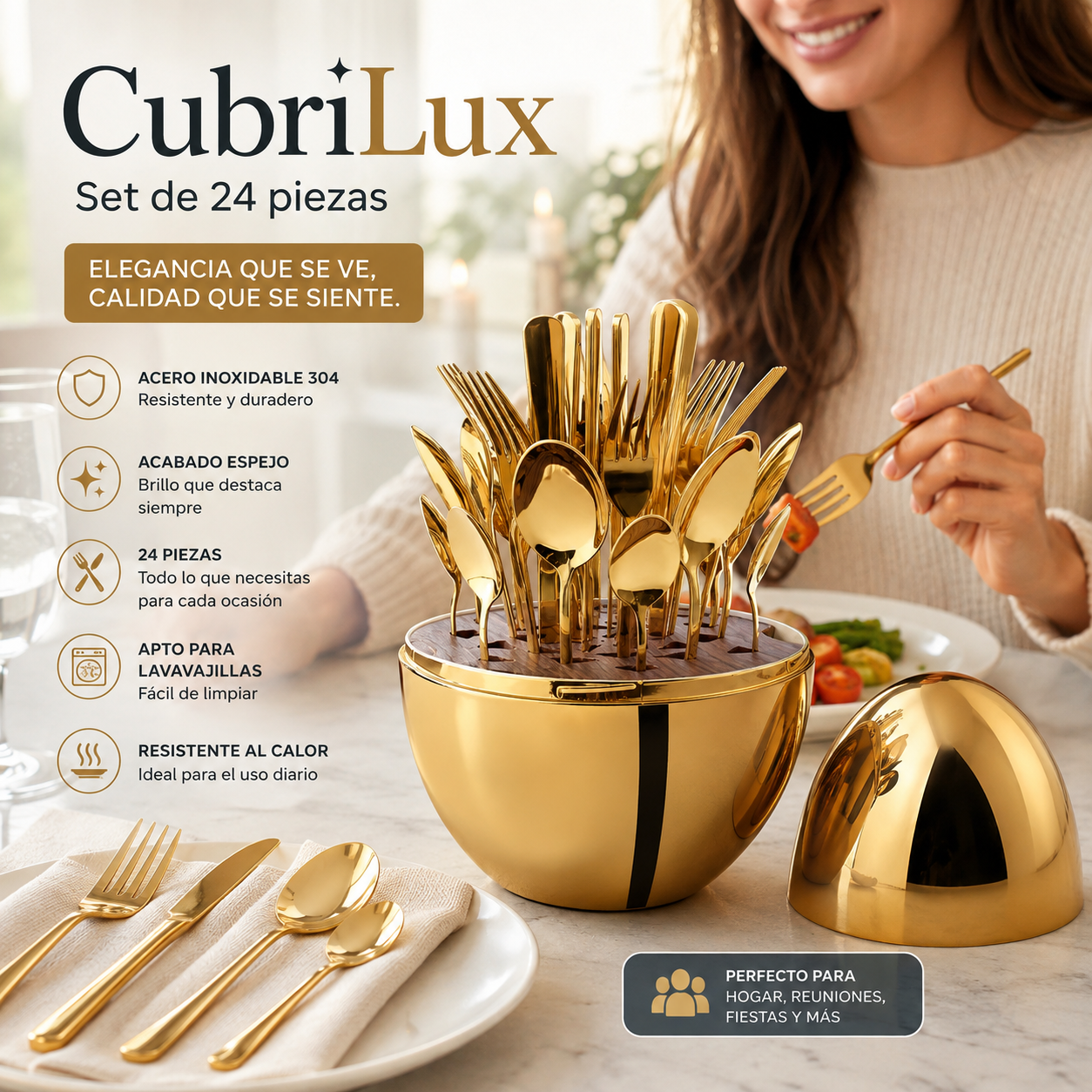 CubriLux — Elegancia para tu mesa