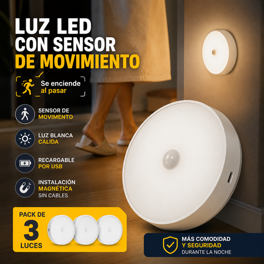 Luz LED con Sensor Pro™ - Se enciende al pasar