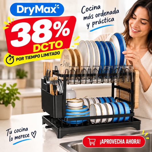 Secaplatos DryMax - Más espacio, menos desorden