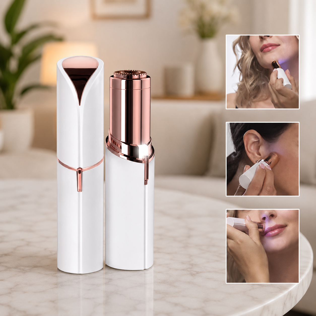 Depiladora de Precisión Facial