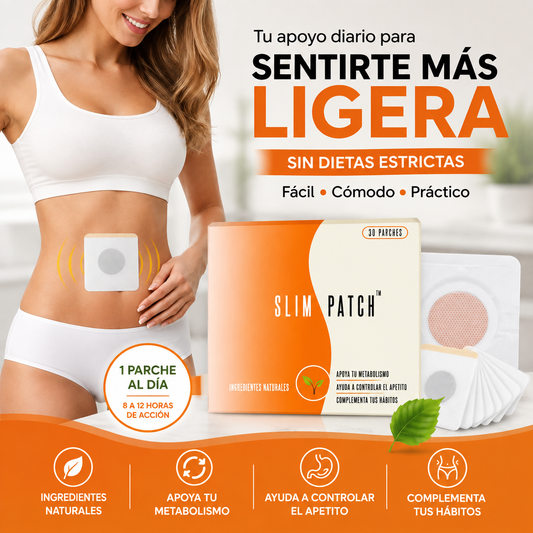 SlimPatch (2 cajas, 60 parches) - Apoyo para una rutina más ligera