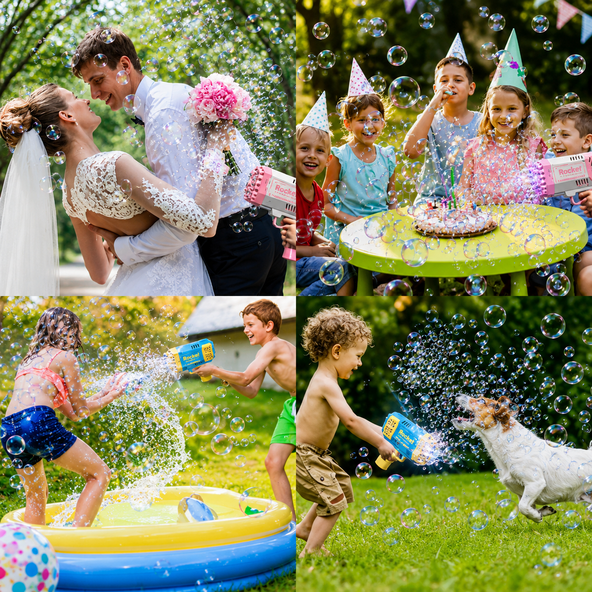 Bubble Gun Max™ ⭐ - Miles de burbujas al instante