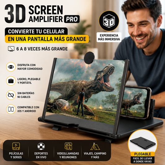 Amplificador de Pantalla 3D - Disfruta una pantalla más grande