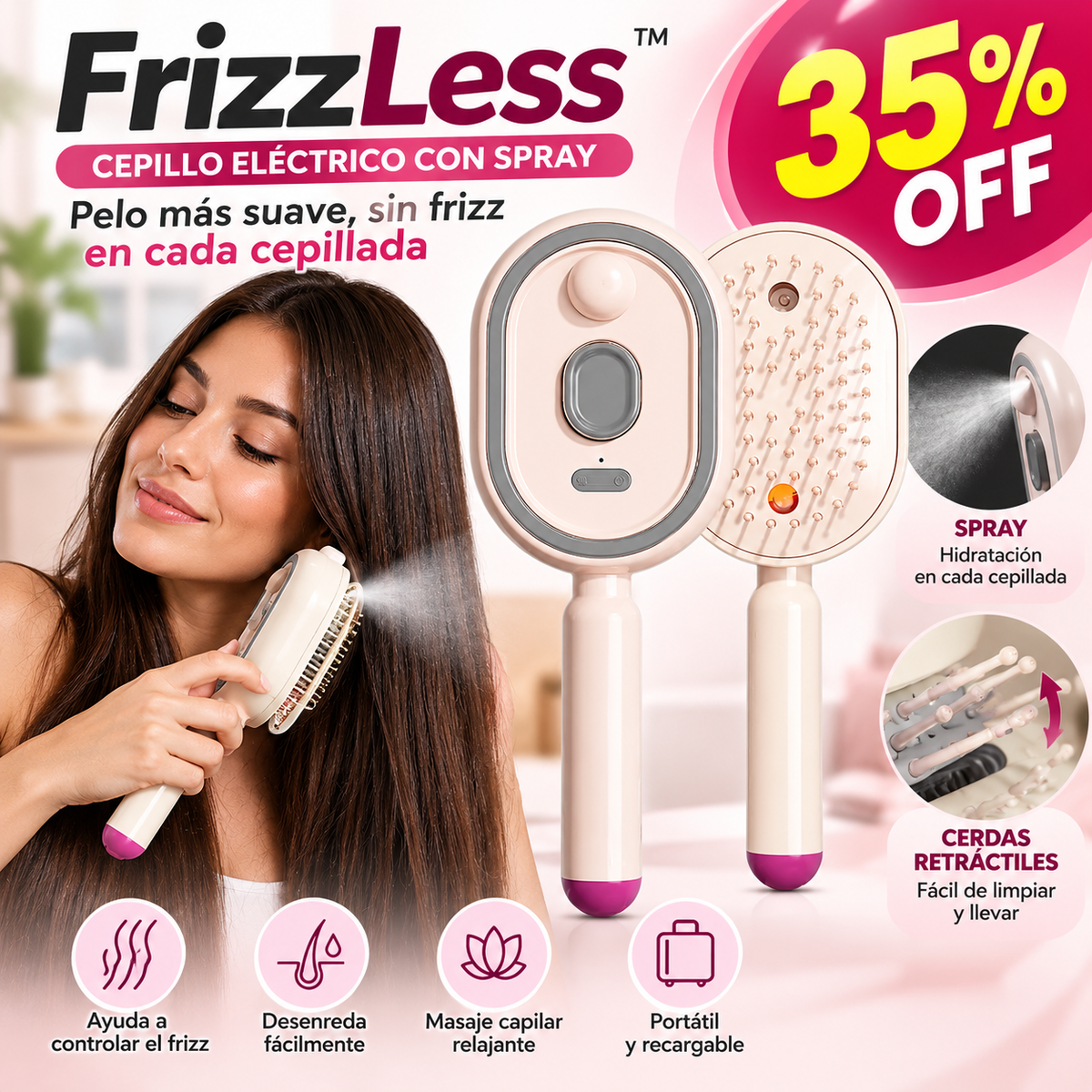 FrizzLess™ - Cabello suave y sin frizz