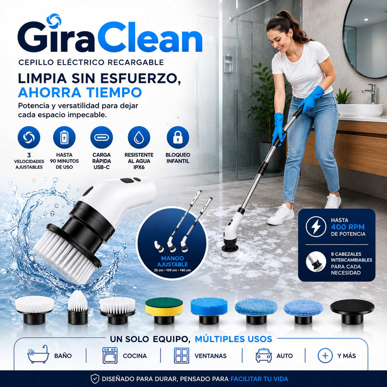 GiraClean - Limpieza potente sin esfuerzo