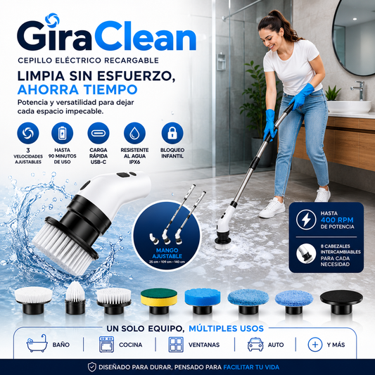 GiraClean - Limpieza potente sin esfuerzo