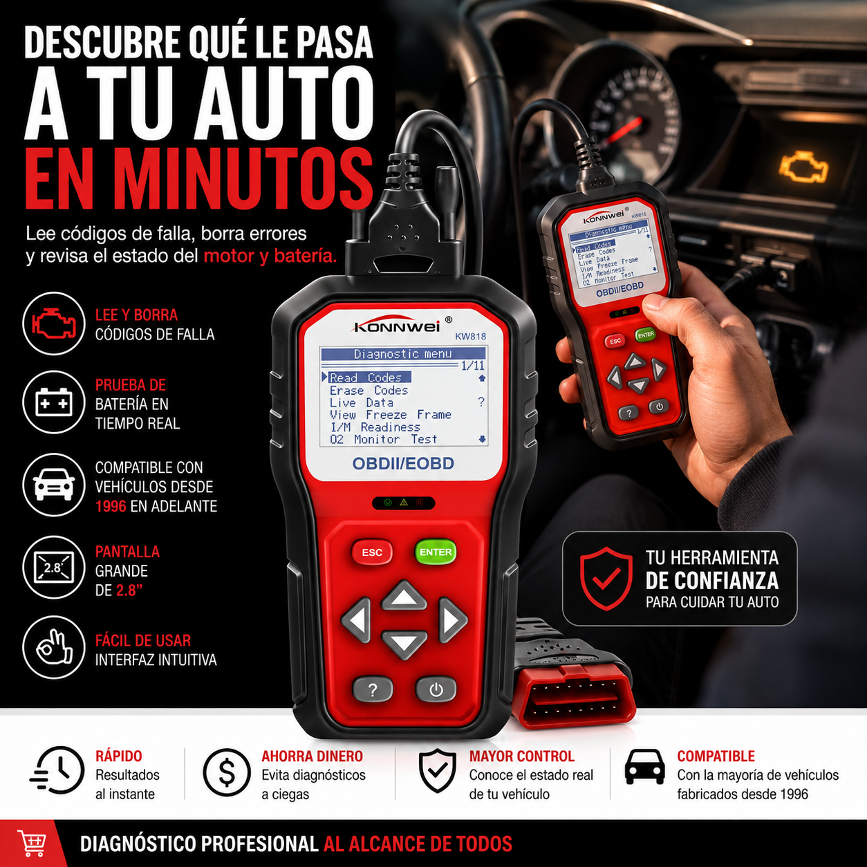 AutoScan Pro - Detecta fallas rápidamente