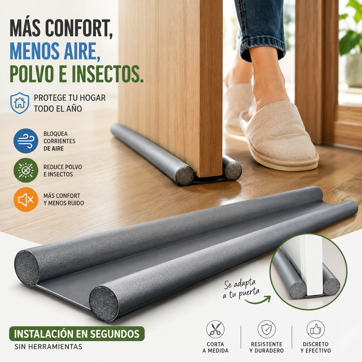 Sellador de Puerta Pro - Protección para tu hogar