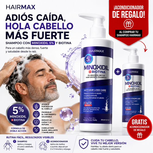 HairMax - Ayuda a fortalecer el cabello