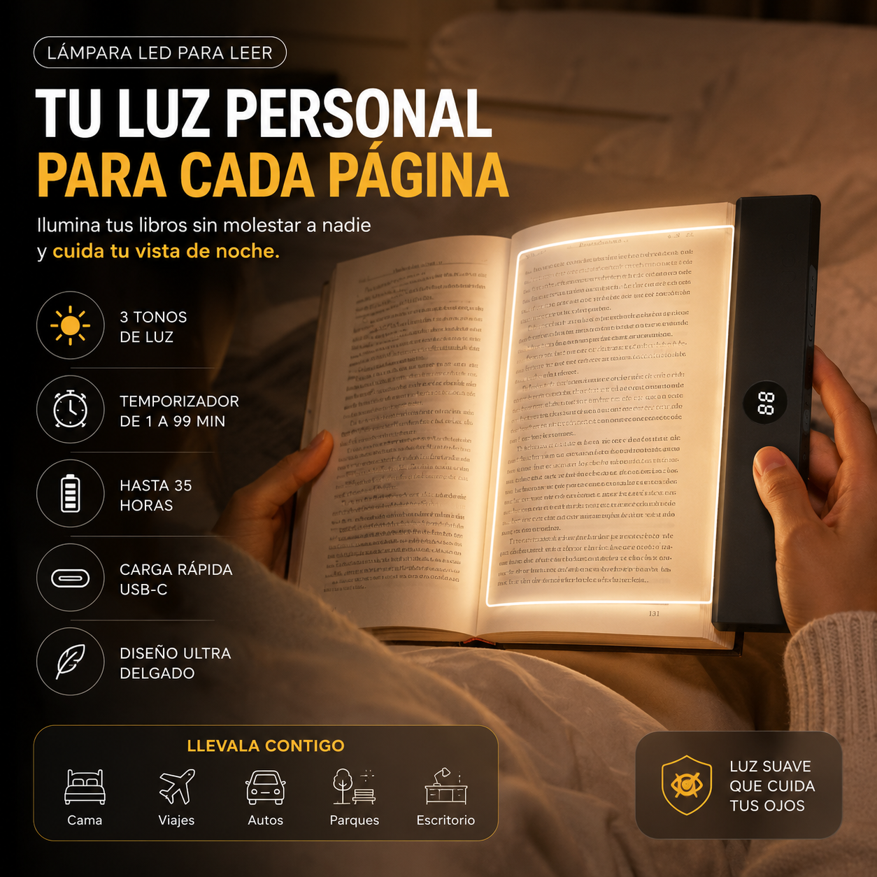 LumiRead - Lee cómodamente de noche