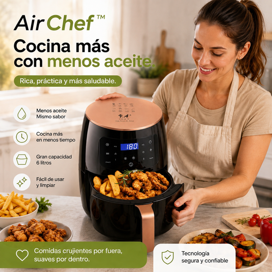 AirChef™ - Cocina más con menos aceite.