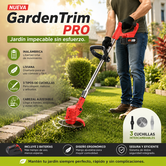 GardenTrim Pro - Jardín impecable sin esfuerzo.