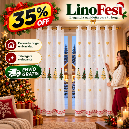Linofest — Elegancia navideña para tu hogar.
