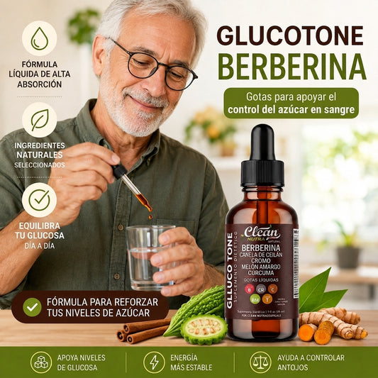 GLUCOTONE BERBERINA - Apoyo Metabólico y Control de Azúcar