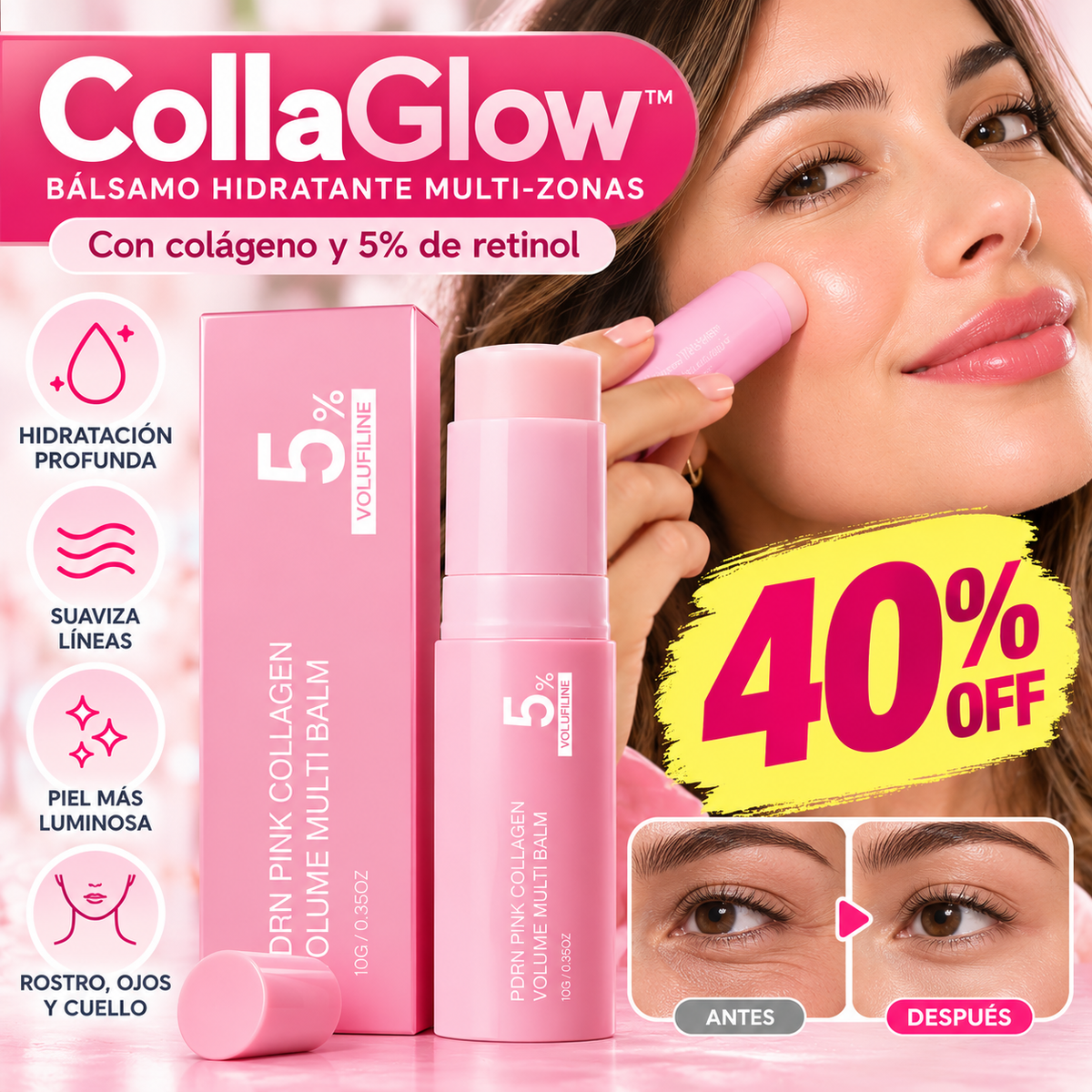 CollaGlow™ - Hidratación y piel luminosa