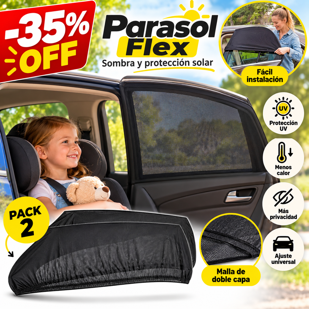 Parasol Flex - Sombra y protección solar
