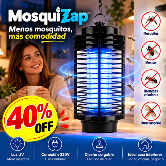 MosquiZap™ - Menos mosquitos, más comodidad