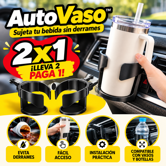 AutoVaso™ - Sujeta tu bebida sin derrames