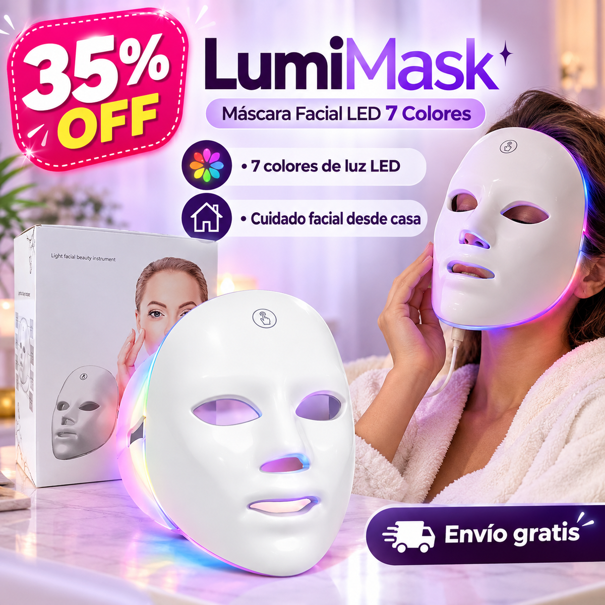 LumiMask - Luz para una piel radiante