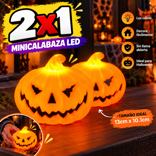 MiniCalabaza LED - Ilumina y decora Halloween
