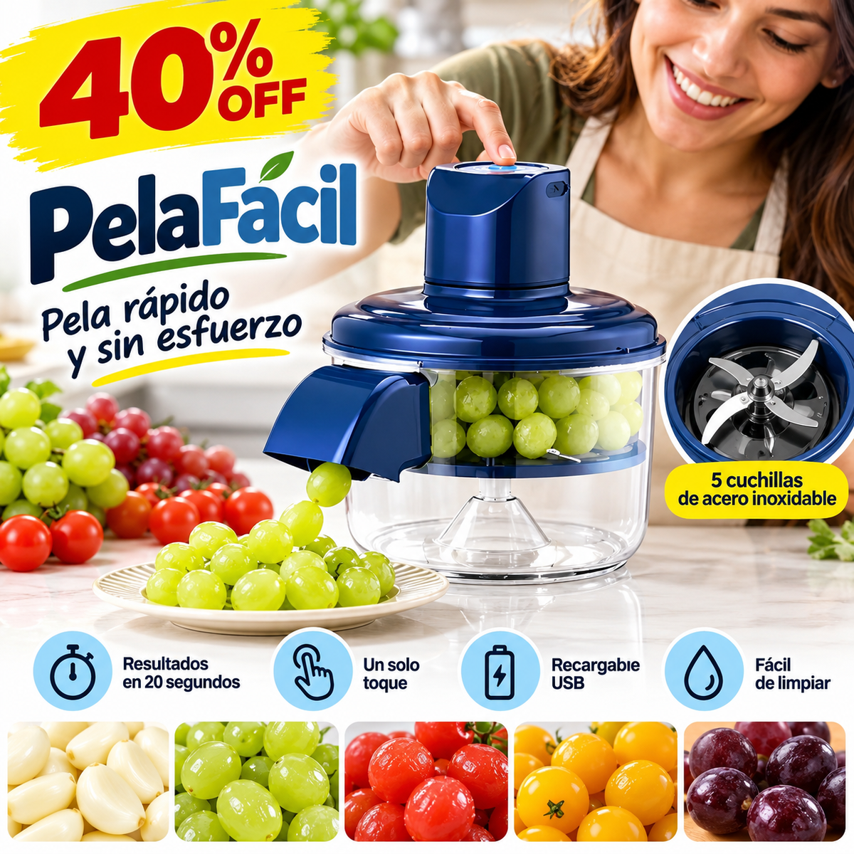 PelaFácil - Pela rápido y sin esfuerzo