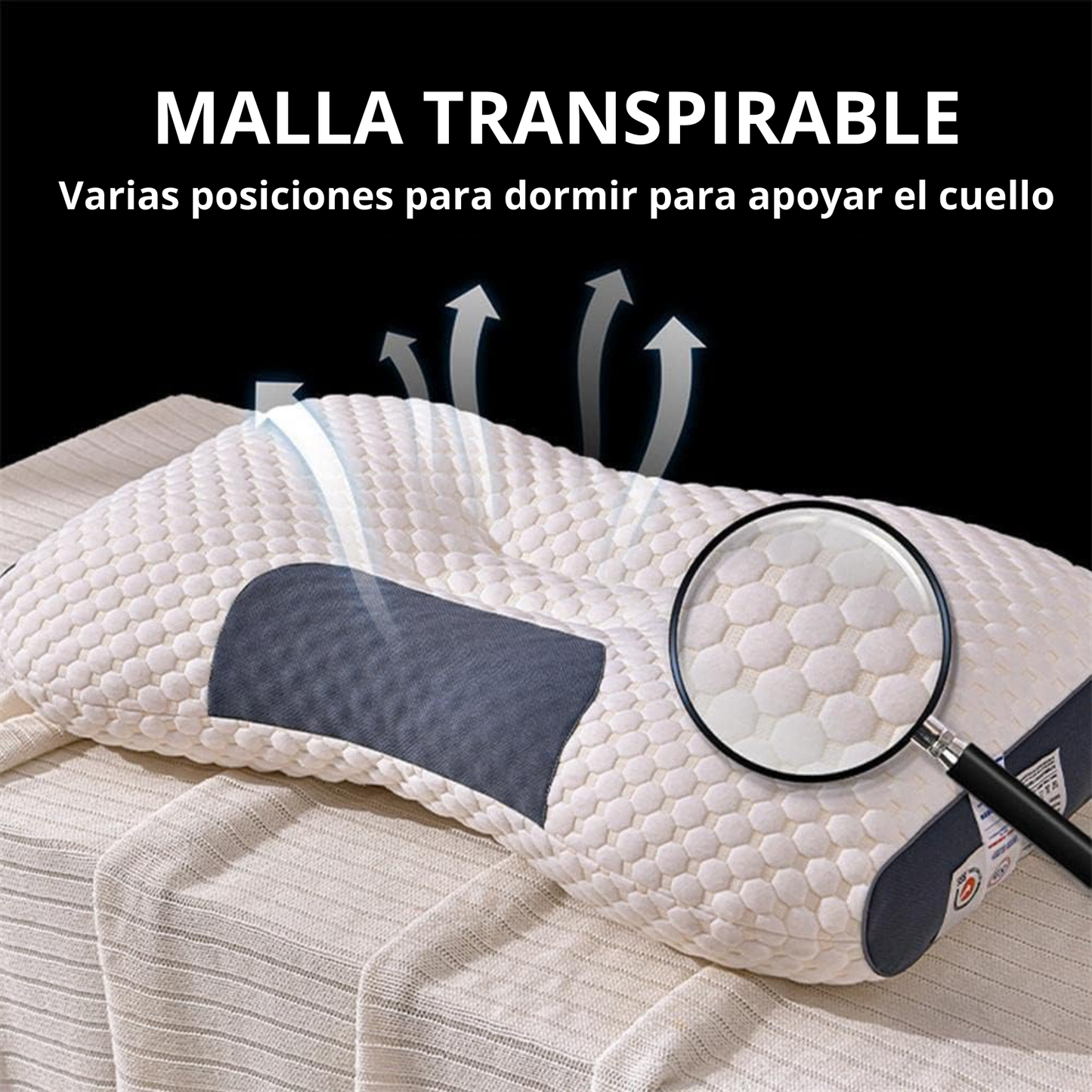Almohada Cervical Ergonómica PRO™ - Descanso cómodo toda la noche