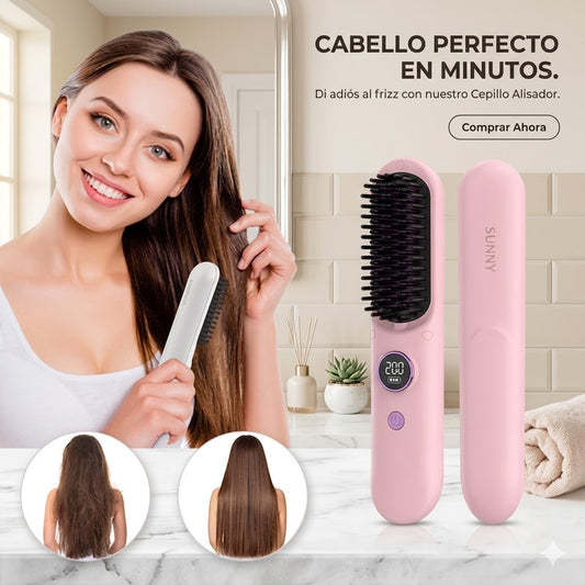 Cepillo Alisador Cabello INALÁMBRICO