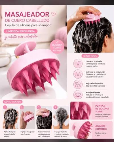 Capilux™ – Masaje suave para tu cuero cabelludo (Color al azar)