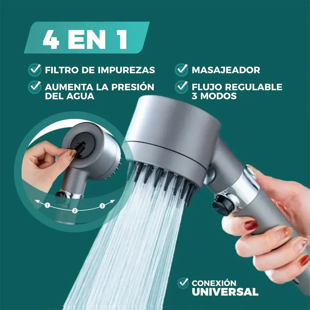 Cabezal Ducha Masajeadora Spa