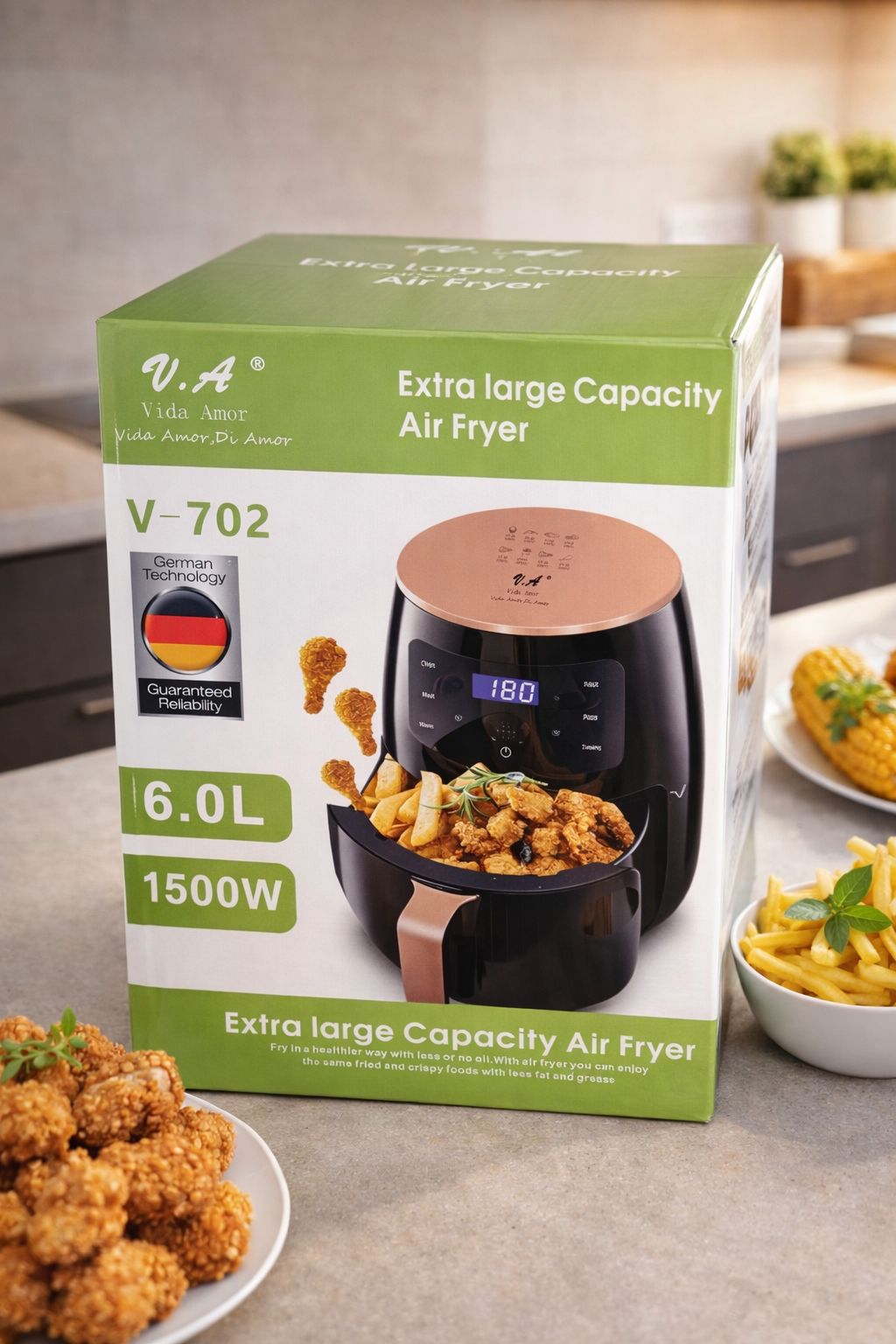 AirChef™ - Cocina más con menos aceite.