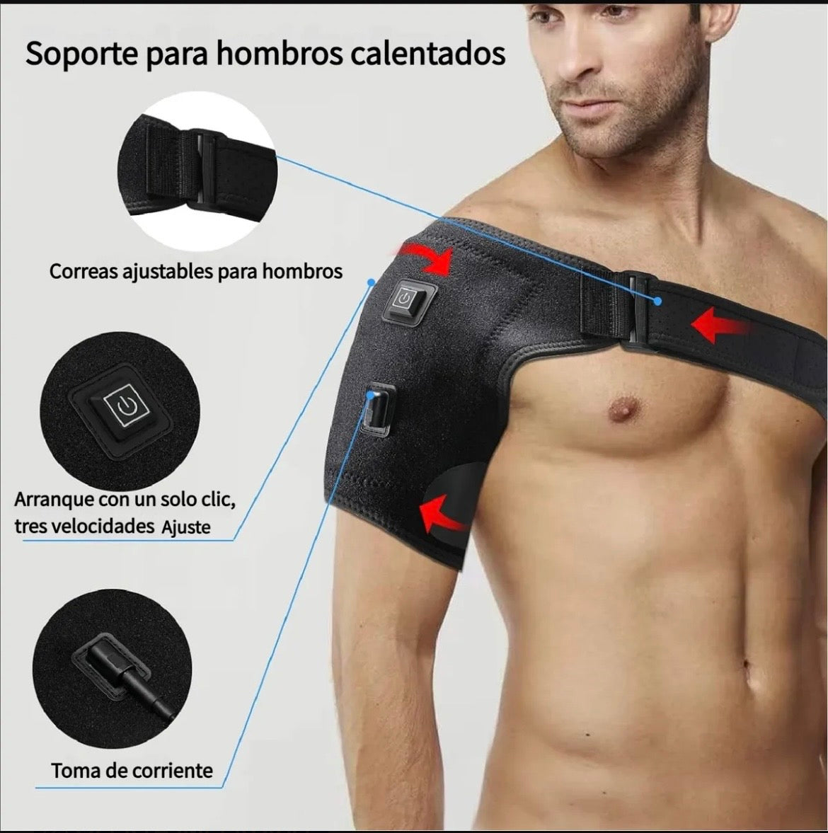 Hombrera Térmica 3 Niveles - Calor reconfortante para tus hombros