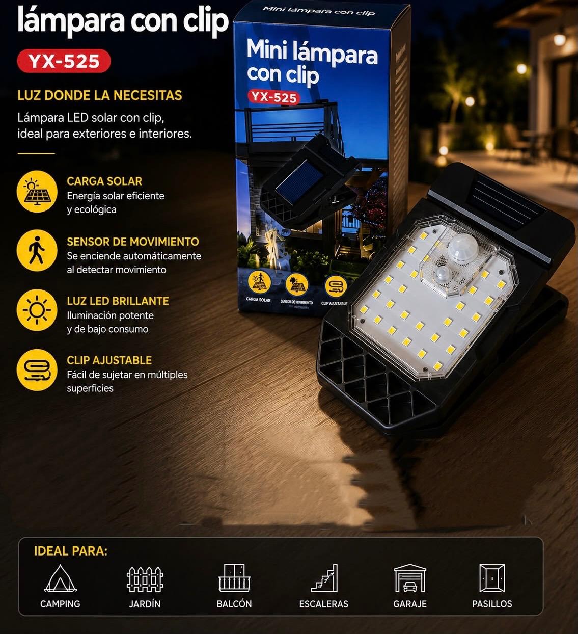 Solar Clip Max - Ilumina donde la necesites.