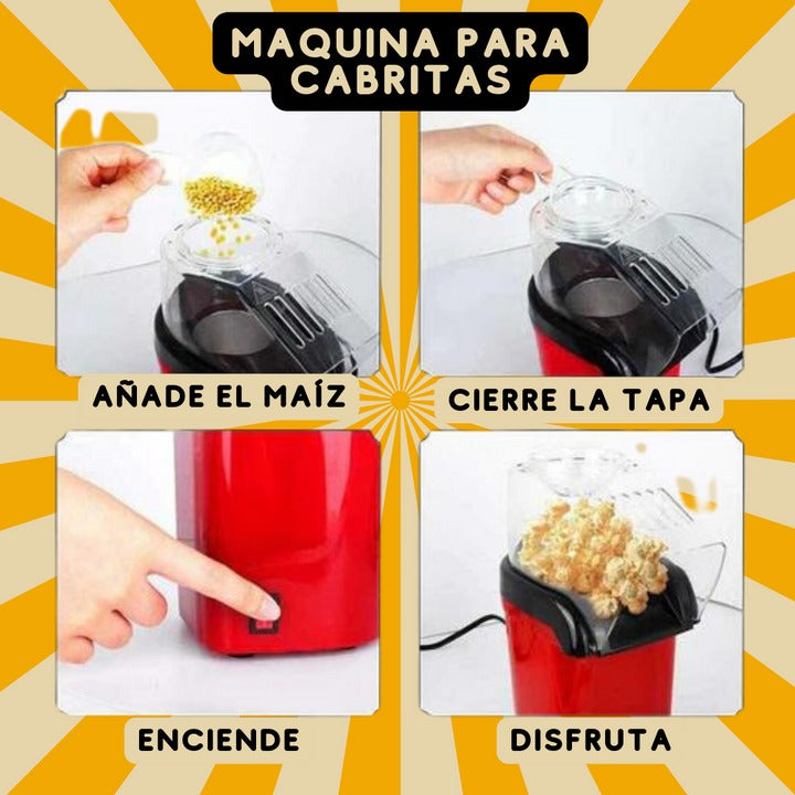 Maquina para cabritas 🍿🤩 Tu cine en casa.